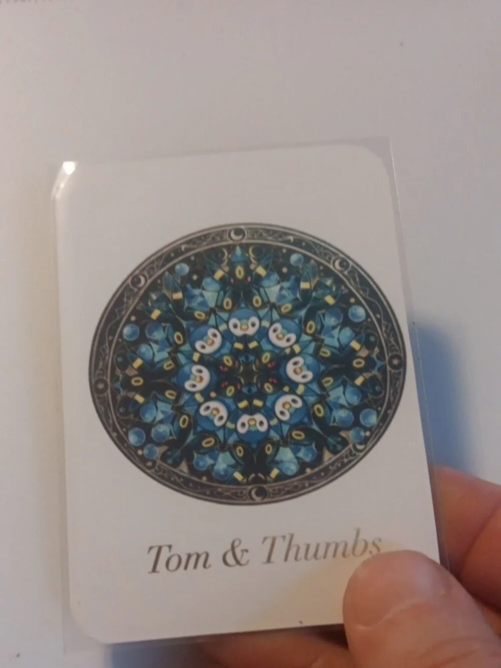 Pokemon Umbreon Ancient Mural Card - Black, Gold, Blue